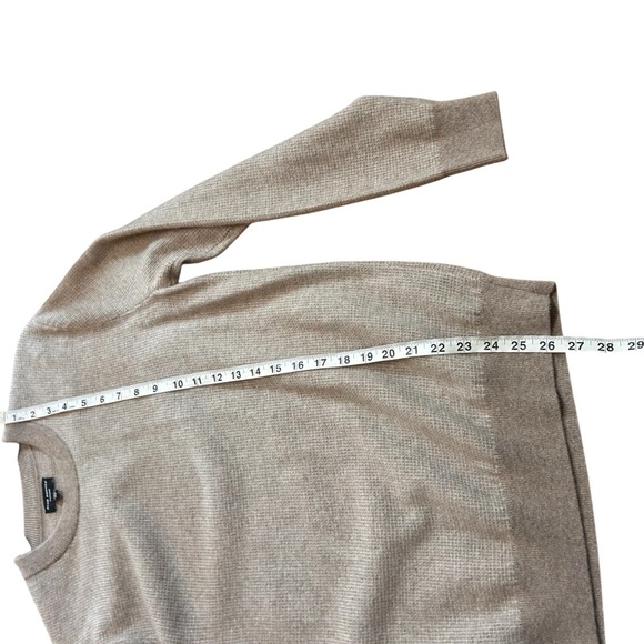 Club Monaco Women's Tan Neutral Cashmere Crew Neck Sweater-Size Small - Picture 9 of 10